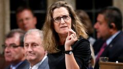 كريستيا فريلاند وزيرة الخارجية الكندية/Chris Wattie / Reuters
