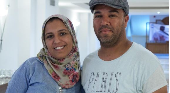 نصري أنور وزوجته سلوى بطيب - Radio Canada / Janic Tremblay