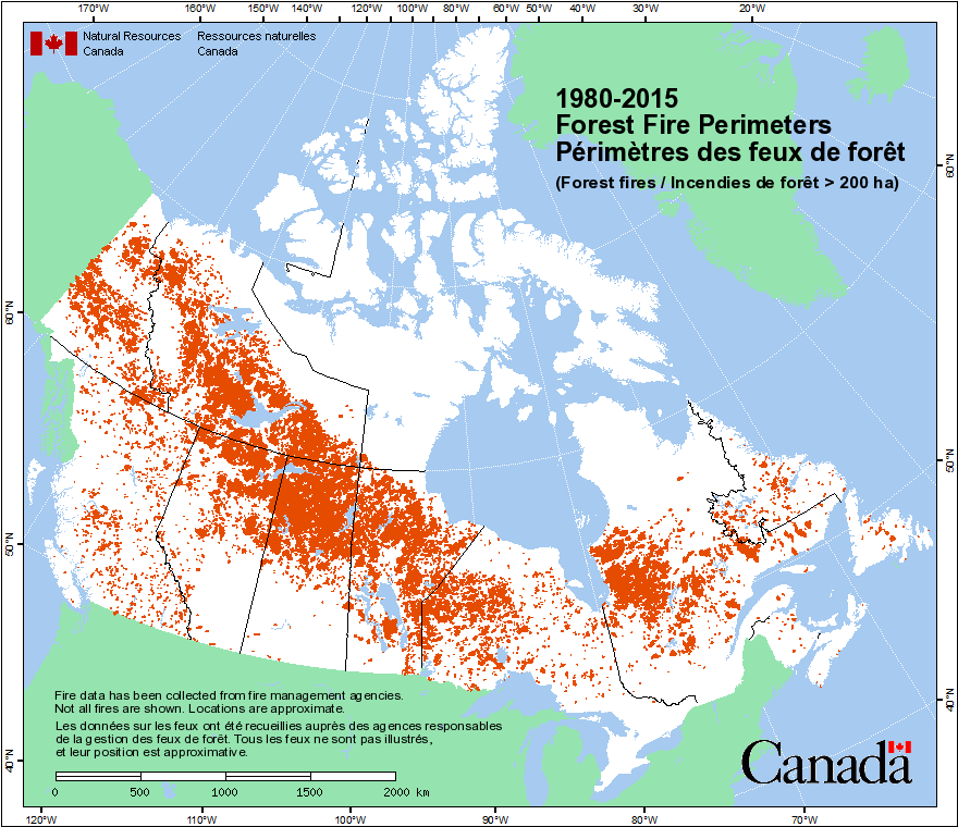 Les communautés autochtones du Nord canadien touchées par les feux de