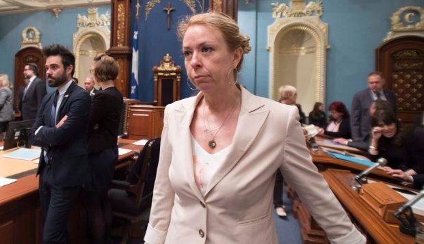 وزيرة العمل في حكومة كيبيك دومينيك فيان/(Jacques Boissinot/Canadian Press)