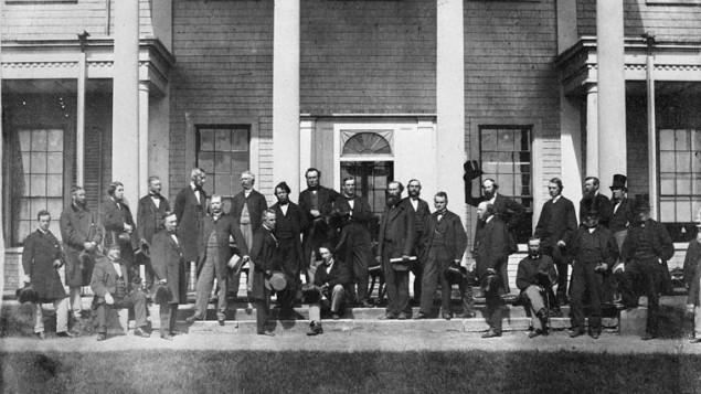 اجتماع أسّس للاتّحاديّة الكنديّة في مقاطعة جزيرة الأمير ادوارد عام 1864/Bibliothèque et Archives Canada
