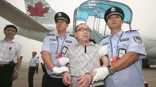 الشرطة الصينيّة اعتقلت لاي شانغ جينغ الذي أبعدته كندا/: Reuters/China Stringer Network