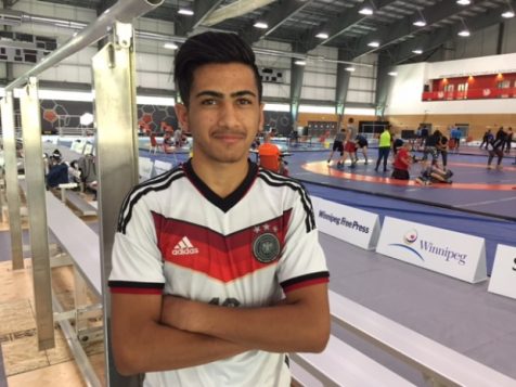 لاعب المصارعة السوري خالد درار /Marianne Klowak/CBC)