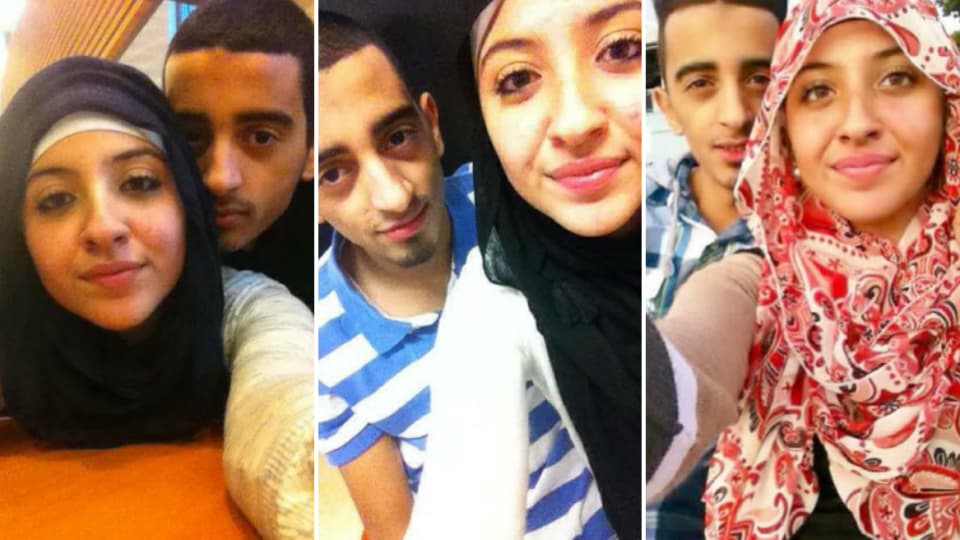 صور الطالبين المهدي جمالي وصابرينا جرمان مقدّمة أمام المحكمة/Photos déposées en cour
