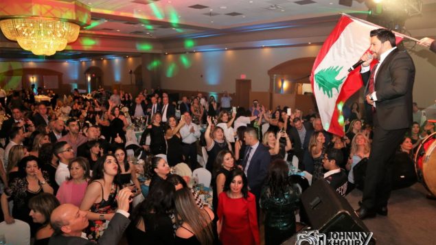 الفنان هشام الحاج في حفلاته في كندا نهاية شباط 2018 بعدسة المصوّر جوني خوري