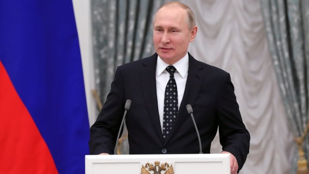 الرئيس الروسي فلاديمير بوتين//Mikhail Klimentyev/AP