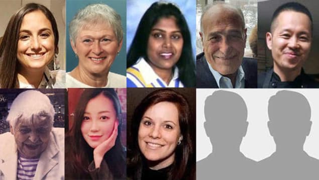 ضحايا الاعتداء بشاحنة في تورونتو في 23 نيسان ابريل 2018/CBC/هيئة الاذاعة الكنديّة