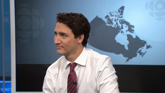 رئيس الوزراء الكندي جوستان ترودو يرد على أسئلة راديو كندا حول الموقف الكندي من أزمة طالبي اللجوء وأولادهم/راديو كندا 