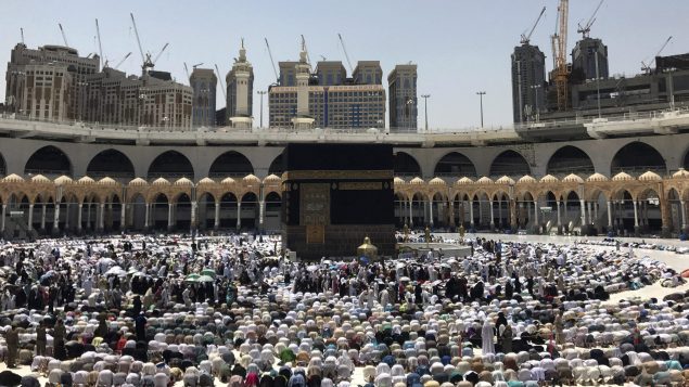 حجّاج في مكّة في 3-09-2017//Khalil Hamra/AP