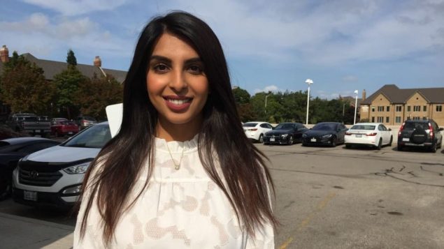 صفيّة فاروقي مرشّحة للانتخابات البلديّة في مدينة ميسيسوغا في مقاطعة اونتاريو/CBC/Nick Boisvert/هيئة الاذاعة الكنديّة