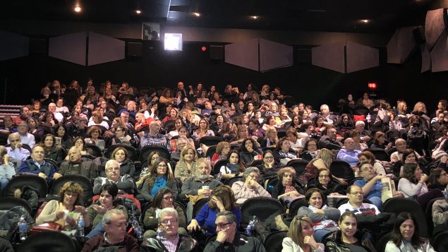 حضور خلال عرض فيلم الإهانة للمخرج اللبناني زياد دويري في مونتريال بمبادرة من جمهيّة صندوق لبنان كندا/Fondation LCF