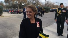 تشغل جولي باييت منصب حاكمة كندا العامة منذ 2 أكتوبر تشرين الأول 2017 - Andreanne Apablaza/Radio Canada