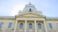 مبنى جامعة سان بونيفاس في وينيبيغ عاصمة مقاطعة مانيتوبا - Justin Fraser/Radio Canada