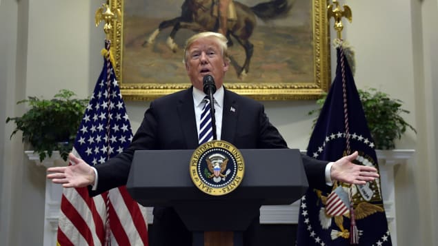الرئيس الأميركي دونالد ترامب أكّد أنّه سيترشّح لولاية رئاسيّة ثانية عام 2020/Susan Walsh/AP