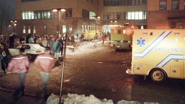 معهد بوليتكنيك في 06-12-1989 ليلة الحادثة - PC/Shaney Komulainen