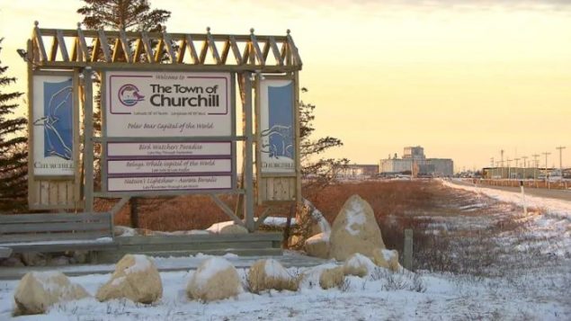مدخل مدينة تشرتشيل في مقاطعة مانيتوبا - Trevor Brine/CBC