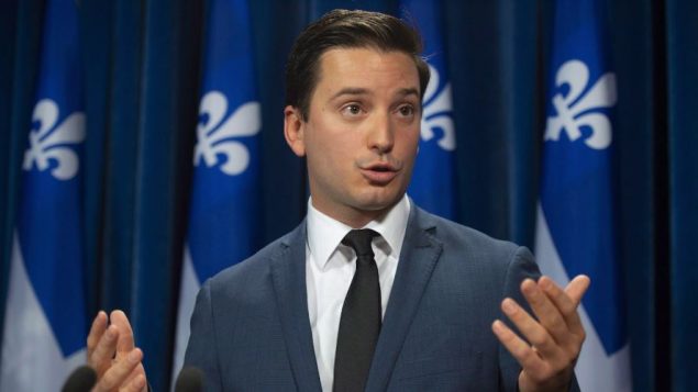 سيمون جولين-باريت، وزير الهجرة في حكومة كيبيك - La Presse canadienne Jacques Boissinot/