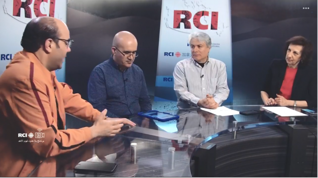 اسرة القسم العربي وضيف برنامج بلا حدود أحمد عيسيوي في 22-03-2019/RCI