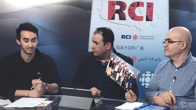 من اليمين: سمير بن جعفر وميمون محمّد نور الدين وهشام خنافر/RCI