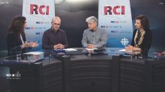 اسرة القسم العربي وضيفة البرنامج السيّدة لميا شارلوبوا/RCI