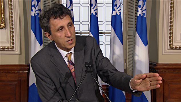 النائب السابق عن حزب التضامن الكيبيكي أمير خضير/أرشيف/ Radio-Canada