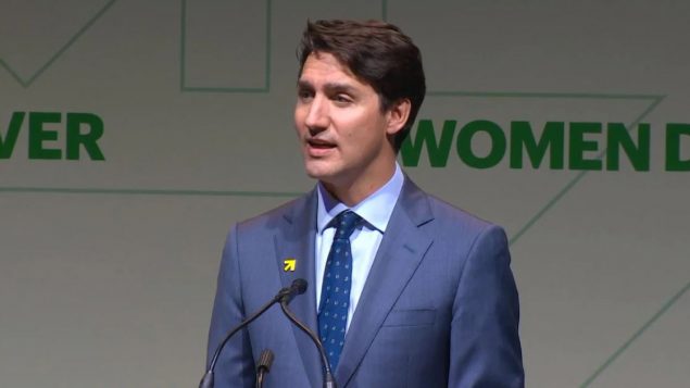 رئيس الحكومة جوستان ترودو لم يستخدم كلمة إبادة خلال حفل صدور التقرير في 03-06-2019/Radio-Canada
