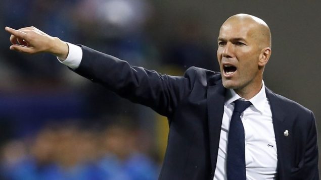 زين الدين زيدان، مدرّب فريق ريال مدريد - Associated Press / Manu Fernandez