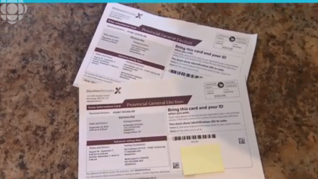 وردت أخطاء في بعض البطاقات الانتخابيّة في سجلّ الناخبين الجديد الدائم في مانيتوبا/ Radio-Canada