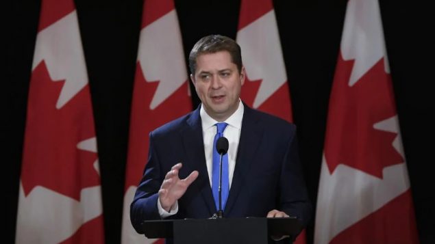 أندرو شير، زعيم حزب المحافطين الكندي - Adrian Wyld / The Canadian Press