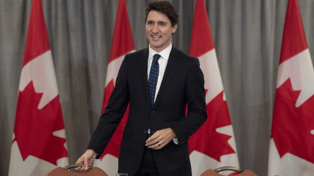 رئيس الحكومة الكنديّة جوستان ترودو في أوتاوا في 28-11-2019/Adrian Wyld/CP
