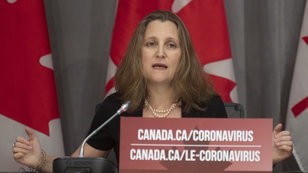 كريستيا فريلاند، نائبة رئيس الحكومة الكندية - The Canadian Press / Adrian Wyld