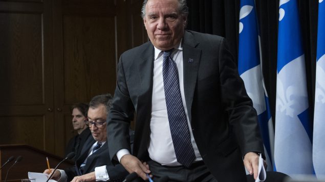 رئيس حكومة كيبيك فرانسوا لوغو لا يرى ضرورة لتنسيق الجهود مع الحكومة الفدراليّة لمواجهة جائحة كوفيد-19/Jacques Boissinot/CP