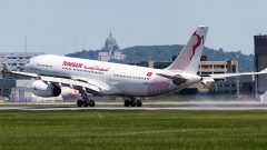 وصول أوّل رحلة للخطوط الجوية التونسية إلى مونتريال في 16 يونيو حزيران 2016 - Photo : Courtesy Tunisair