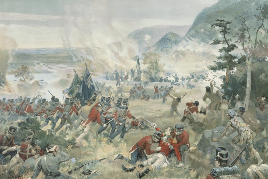 bataille-queenston-heights-tableau-tire-MuséeCandien-de-la-Guerre (C) : Musée canadien de la guerre