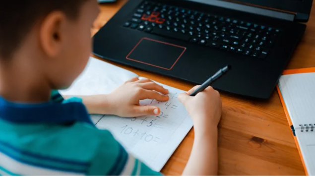 يتخوّف الأهالي من أن يزيد التعليم عن بعد من عزلة التلاميذ/Juliya Shangarey/Shutterstock)
