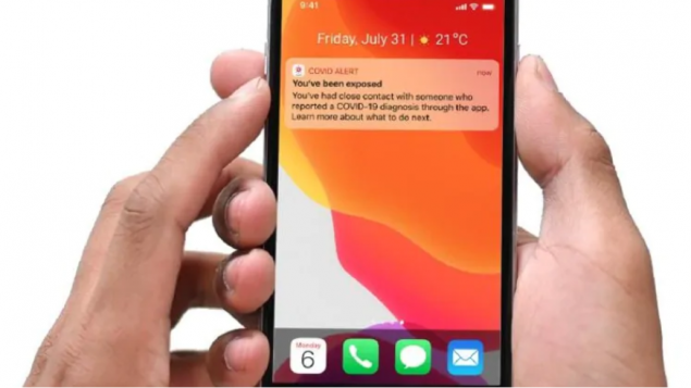 تطبيق كوفيد للهواتف الخليويّة ينبّه المتلقّي في حال اختلط بشخص مصاب بمرض كوفيد-19 في الأربع والعشرين ساعة الأخيرة/Health Canada