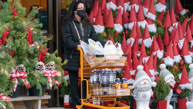 إقبال مرتفع على شراء زينة الميلاد في تورونتو في 22-11-2020/Frank Gunn/CP