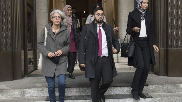 أعضاء من قبل المجلس الوطني للمسلمين الكنديين أمام محكمة الاستئناف في كيبيك - 26.113.2019 - The Canadian Press / Graham Hughes