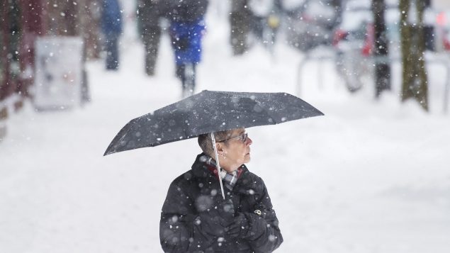 قد يتجاوز ارتفاع الثلج 30 سنتيمترا في مناطق كاموراسكا وتيميسكواتا وريموسكي ووادي ماتابيديا ، حسب تقدير السيد باران في مقابلة مع وكالة الصحافة الكندية - The Canadian Press / Darren Calabrese