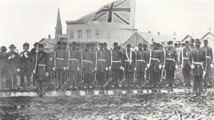 The Victoria Pioneer Rifle Company © public domain