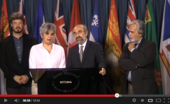 VIDEO - Click to see Straight Goods News of press conference.