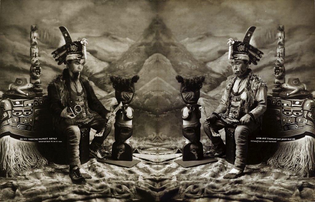 Da-ka-xeen Mehner, Da-ka-xeen, the Thlinget Artist, 2007, printed 2009 Ink jet print, 61 × 91.4 cm Collection of the artist