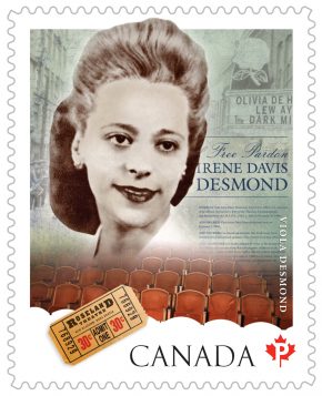 Canada Post issued a stamp in Viola Desmond's honour