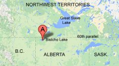 The research is taking place in nort-western Alberta near Bitscho Lake