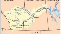 The Saskatchewan River Basin, almost as big an area as all of Germany (Karl Musser- USGS- wiki)