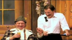 Michel Côté,and Marcel Gauthier, The three actors play several different characters during the play, which has become a cultural legend in Quebec. (CLICK to ENLARGE)