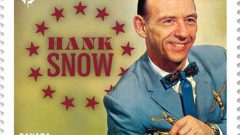 Hank Snow from Nova Scotia is one of the original stars of Nashville's Grand Ole Opry (Canada Post) CLICK to ENLARGE
