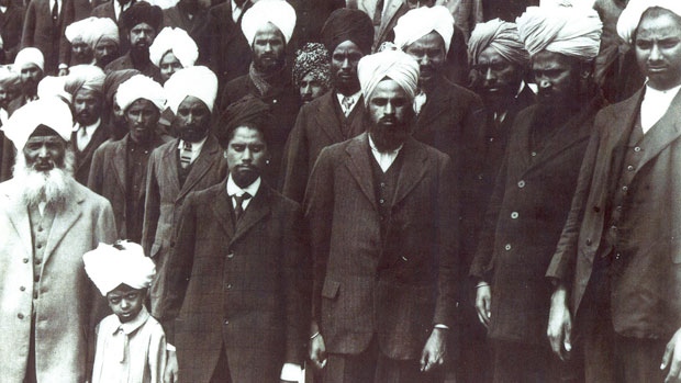 Only 20 passengers of the Komagata Maru steamship were allowed to disembark by Canadian authorities in 1914.