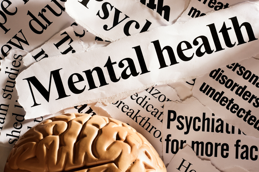 Talking about mental health news and reports by Radio Canada