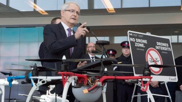 Transport minister marc garneau march 2017, new rules for drone flyers